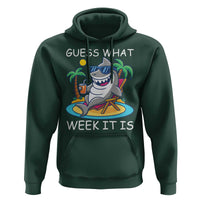 Funny Shark Lover Week Hoodie Week Guess What Week It Is Summer Beach - Wonder Print Shop