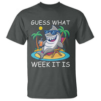 Funny Shark Lover Week T Shirt Week Guess What Week It Is Summer Beach - Wonder Print Shop
