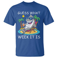 Funny Shark Lover Week T Shirt Week Guess What Week It Is Summer Beach - Wonder Print Shop