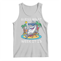 Funny Shark Lover Week Tank Top Week Guess What Week It Is Summer Beach - Wonder Print Shop