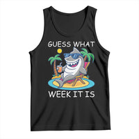 Funny Shark Lover Week Tank Top Week Guess What Week It Is Summer Beach - Wonder Print Shop