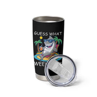 Funny Shark Lover Week Tumbler Cup Week Guess What Week It Is Summer Beach - Wonder Print Shop