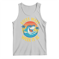 Funny Shark Lover Week Tank Top Guess What Week It Is Ocean Wildlife Retro Sunset - Wonder Print Shop