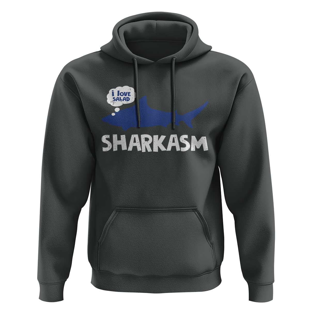 Funny Shark Sarcasm Hoodie Shark Sharkasm Marine Biology Vintage - Wonder Print Shop