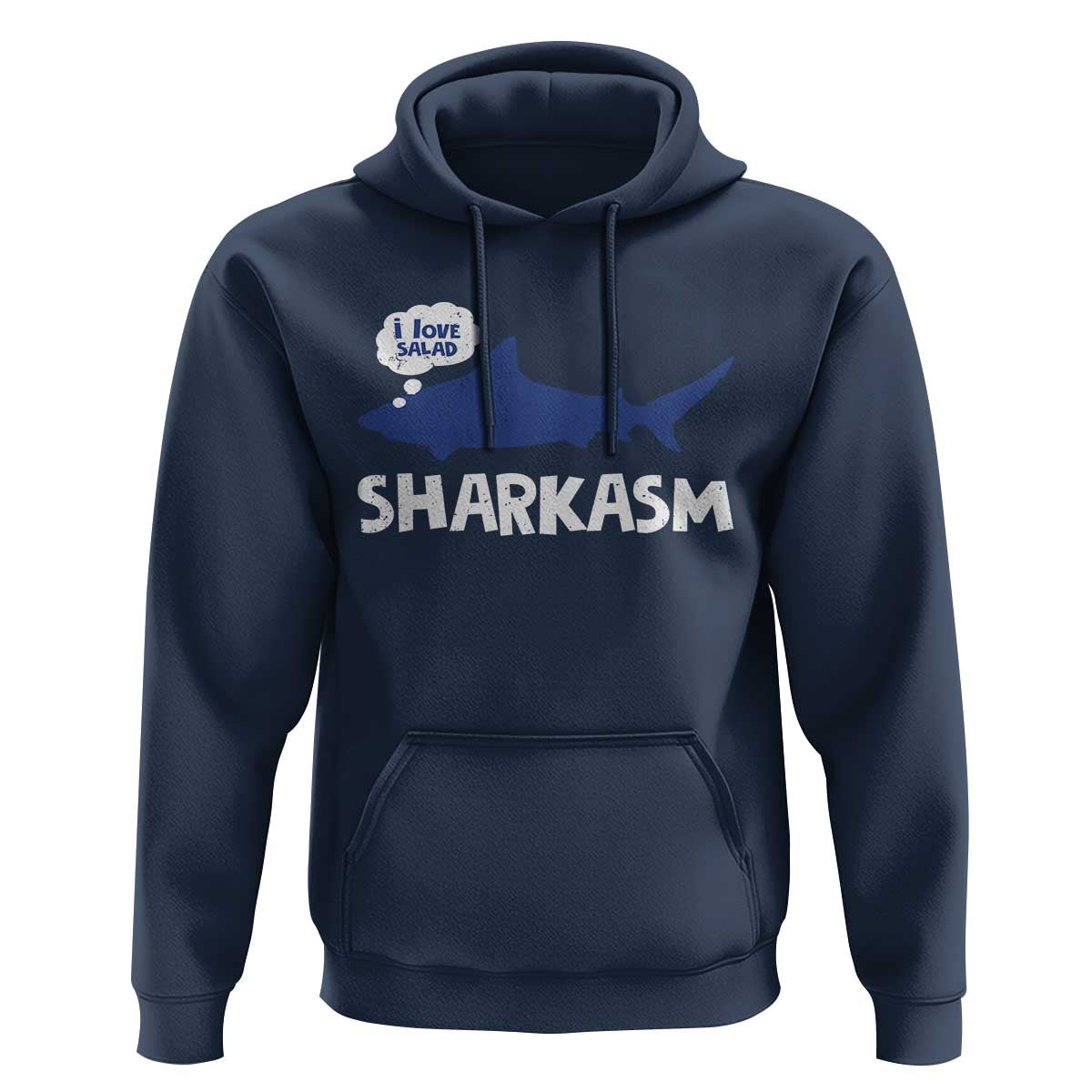 Funny Shark Sarcasm Hoodie Shark Sharkasm Marine Biology Vintage - Wonder Print Shop