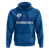 Funny Shark Sarcasm Hoodie Shark Sharkasm Marine Biology Vintage - Wonder Print Shop
