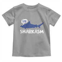 Funny Shark Sarcasm Toddler T Shirt Shark Sharkasm Marine Biology Vintage - Wonder Print Shop