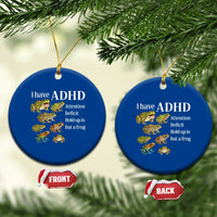 I Have ADHD Attention Deficit Hold up is Dat a Frog Ceramic Ornament Funny Neurodiversity Humor Frogs Lover Meme