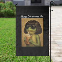 Funny Frog Bob Haircut Rage Consumes Me Garden Flag Renaissance Painting Meme