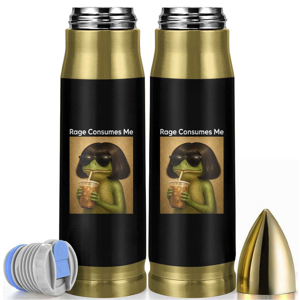 Funny Frog Bob Haircut Rage Consumes Me Bullet Tumbler Renaissance Painting Meme