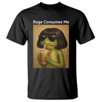 Funny Frog Bob Haircut Rage Consumes Me T Shirt Renaissance Painting Meme