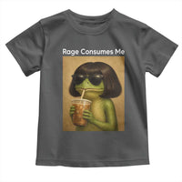 Funny Frog Bob Haircut Rage Consumes Me Toddler T Shirt Renaissance Painting Meme