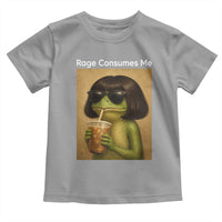 Funny Frog Bob Haircut Rage Consumes Me Toddler T Shirt Renaissance Painting Meme