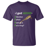 I Got ADHD Attention Deficit Hold Up Is Dat A Frog T Shirt Neurodiversity Humor Weirdcore