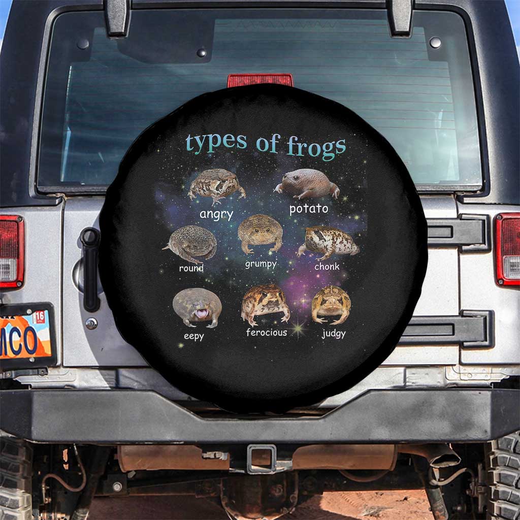 Types Of Frogs Funny Rain Frog Meme Chart Spare Tire Cover Angry Grumpy Eepy Chonk Potato Round Judgy Ferocious