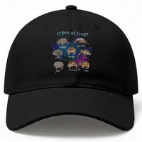 Types Of Frogs Funny Rain Frog Meme Chart Baseball Cap Angry Grumpy Eepy Chonk Potato Round Judgy Ferocious