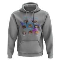 Types Of Frogs Funny Rain Frog Meme Chart Hoodie Angry Grumpy Eepy Chonk Potato Round Judgy Ferocious
