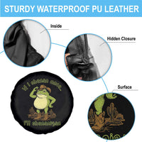 Funny Cowboy Frog Western Meme Spare Tire Cover If I Shenan Once I Will Shenanigan