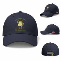 Funny Cowboy Frog Western Meme Baseball Cap If I Shenan Once I Will Shenanigan
