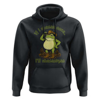 Funny Cowboy Frog Western Meme Hoodie If I Shenan Once I Will Shenanigan