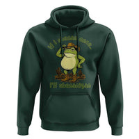 Funny Cowboy Frog Western Meme Hoodie If I Shenan Once I Will Shenanigan