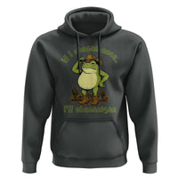 Funny Cowboy Frog Western Meme Hoodie If I Shenan Once I Will Shenanigan