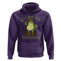 Funny Cowboy Frog Western Meme Hoodie If I Shenan Once I Will Shenanigan