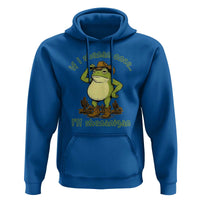 Funny Cowboy Frog Western Meme Hoodie If I Shenan Once I Will Shenanigan