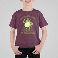 Funny Cowboy Frog Western Meme T Shirt For Kid If I Shenan Once I Will Shenanigan