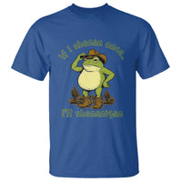 Funny Cowboy Frog Western Meme T Shirt If I Shenan Once I Will Shenanigan