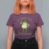 Funny Cowboy Frog Western Meme T Shirt For Women If I Shenan Once I Will Shenanigan