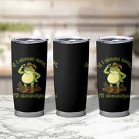 Funny Cowboy Frog Western Meme Tumbler Cup If I Shenan Once I Will Shenanigan