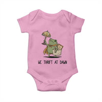 Funny Thrifting Frog Vintage Antique Hunter Baby Onesie We Thrift At Dawn Humor