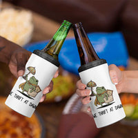 Funny Thrifting Frog Vintage Antique Hunter 4 in 1 Can Cooler Tumbler We Thrift At Dawn Humor