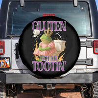 Funny Gluten Free Frog Princess Toilet Meme Spare Tire Cover Gluten Got Me Tootin