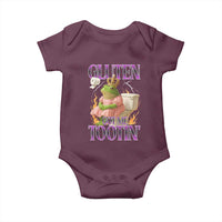 Funny Gluten Free Frog Princess Toilet Meme Baby Onesie Gluten Got Me Tootin