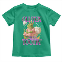 Funny Gluten Free Frog Princess Toilet Meme Toddler T Shirt Gluten Got Me Tootin