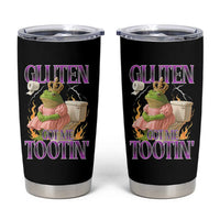 Funny Gluten Free Frog Princess Toilet Meme Tumbler Cup Gluten Got Me Tootin