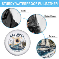 Mallorca Spain 2026 Total Solar Eclipse Spare Tire Cover Sailing Cruise Totality Sail Explore Experience Travel Souvenir
