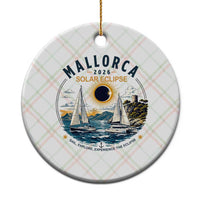 Mallorca Spain 2026 Total Solar Eclipse Ceramic Ornament Sailing Cruise Totality Sail Explore Experience Travel Souvenir