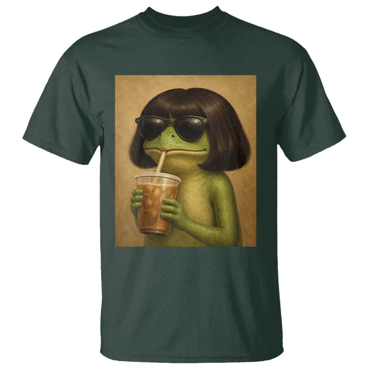 Funny Frog Bob Haircut Renaissance Painting Meme T Shirt