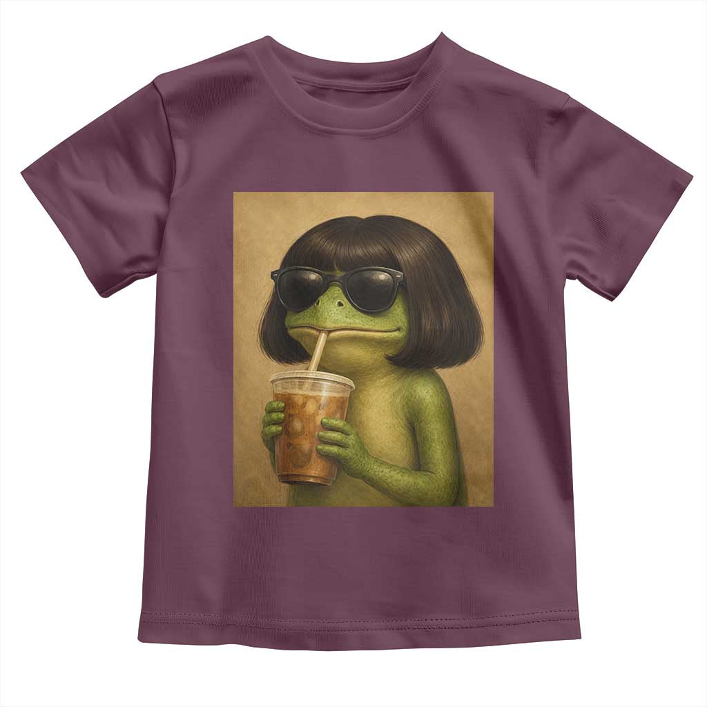 Funny Frog Bob Haircut Renaissance Painting Meme Toddler T Shirt
