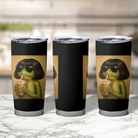 Funny Frog Bob Haircut Renaissance Painting Meme Tumbler Cup