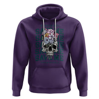 Retro Western Skull Hoodie Somebody Save Me From Myself Country Music - Wonder Print Shop