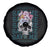 Retro Western Skull Spare Tire Cover Somebody Save Me From Myself Country Music