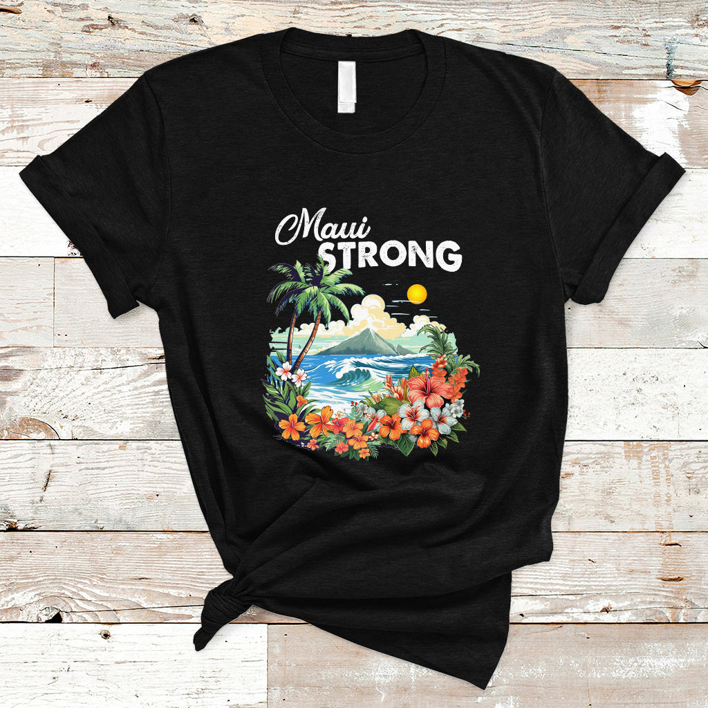 Maui Strong Hawaii Strong Pray For Maui Island T Shirt - Wonder Print Shop