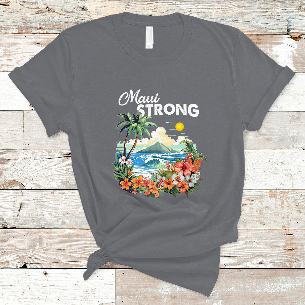 Maui Strong Hawaii Strong Pray For Maui Island T Shirt - Wonder Print Shop
