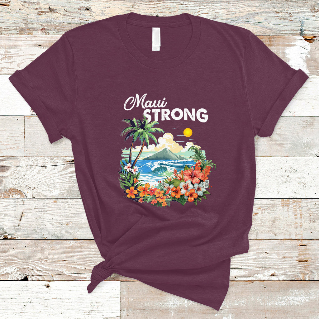 Maui Strong Hawaii Strong Pray For Maui Island T Shirt - Wonder Print Shop