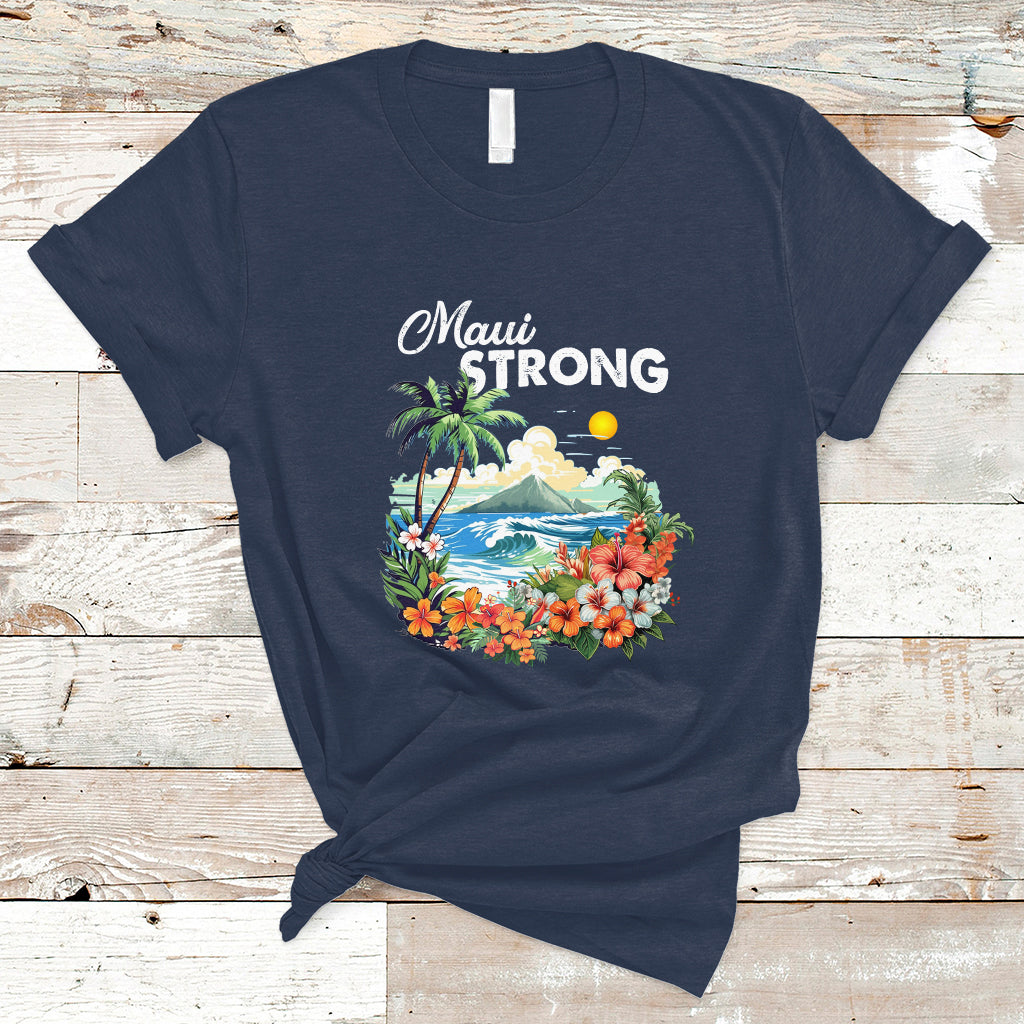 Maui Strong Hawaii Strong Pray For Maui Island T Shirt - Wonder Print Shop
