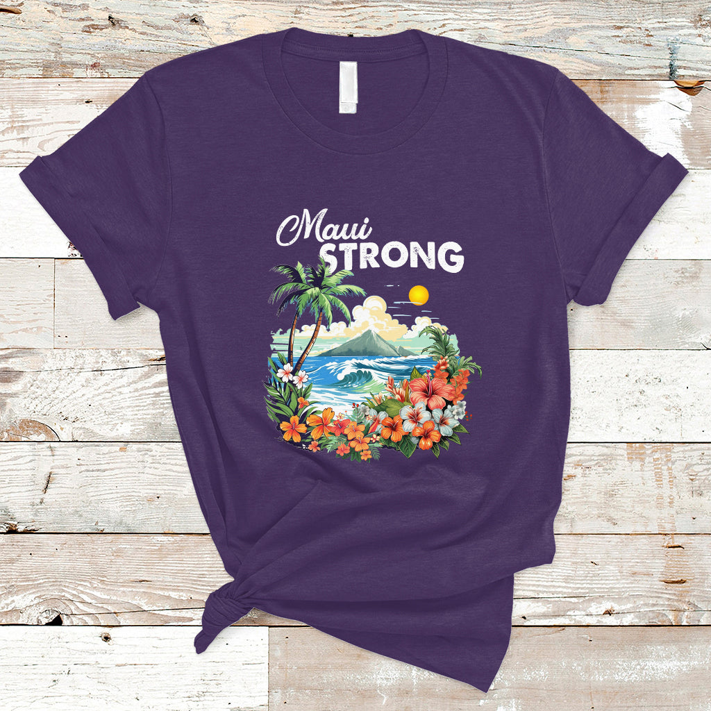 Maui Strong Hawaii Strong Pray For Maui Island T Shirt - Wonder Print Shop